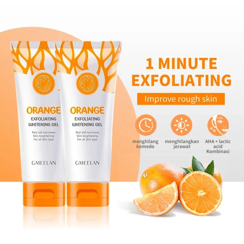 Peeling-Orangen-Gel-Entferner für abgestorbene Flecken, erhellt Peeling, 50 g, sanfte Reparatur, Peeling, Aufhellung, Feuchtigkeitscreme, sanfte koreanische Hautpflege Image