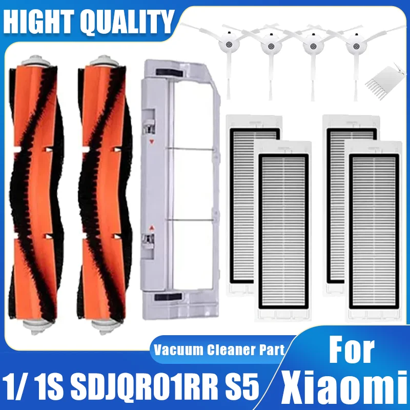 Hauptseitenbürste für Xiaomi Mi Robot 1/ 1S SDJQR01RR SDJQR02RR SDJQR03RR Roboeock E3, S4, S4 Max, S5 Staubsaugerzubehör Image