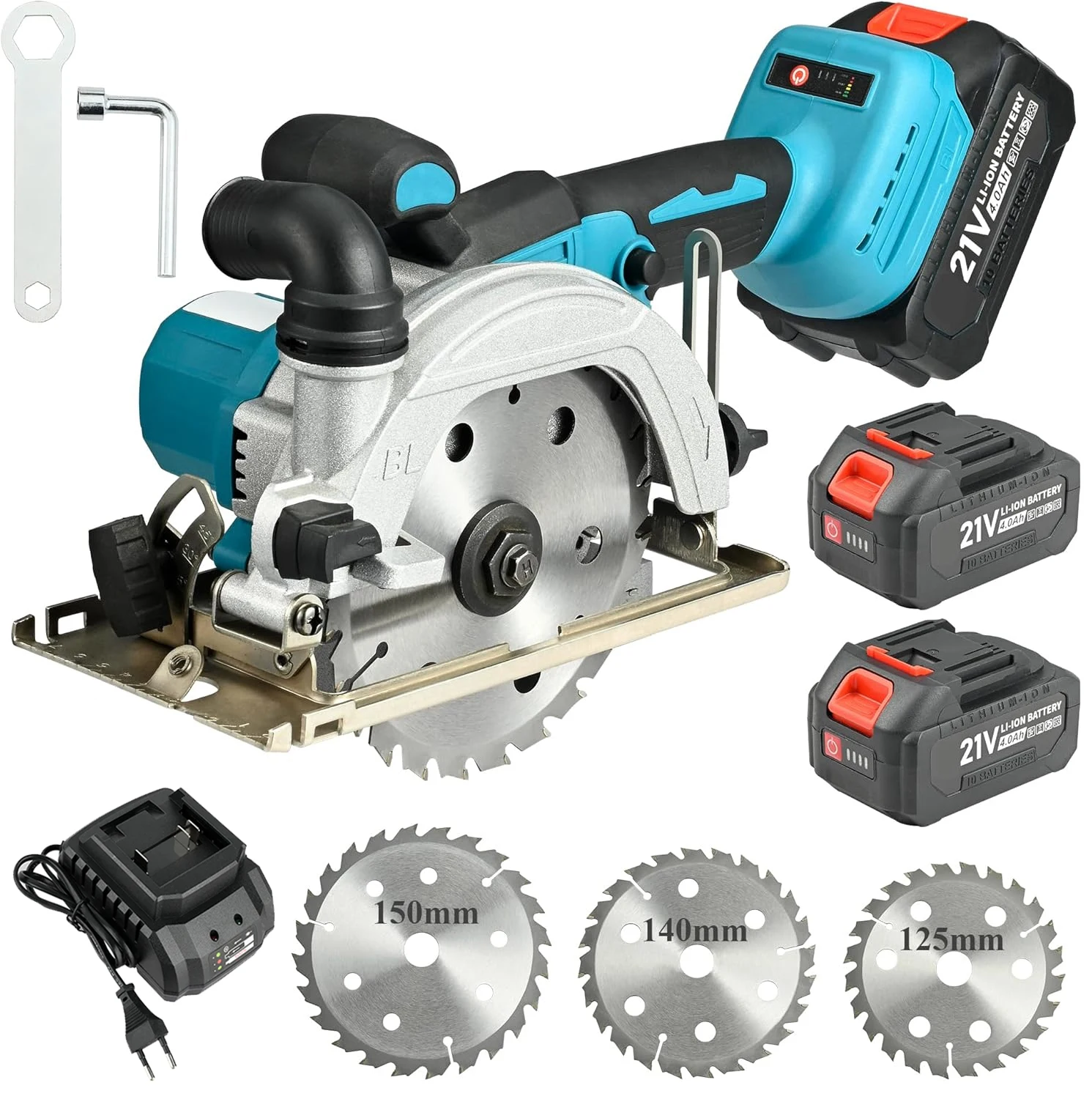 150 MM Bürstenlose Elektrische Kreissäge Wiederaufladbare Haushalts Sah Multifunktions Schneiden Maschine Für Makita 18 V Batterie Pin Image