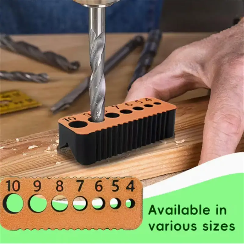 Bohrer Guide Für 4/5/6/7/8/9/10mm Löcher Bit DIY Jig Block Gelenke Werkzeug Multifunktionale Präzision Zubehör HEIßER VERKAUF Image
