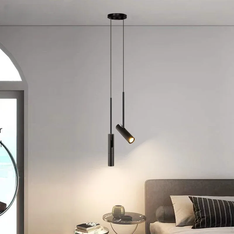 Minimalistische LED-Hängeleuchte für Schlafzimmer, Esszimmer, Küche, Restaurant, Deko-Kronleuchter, Pendellampe, Nachttischbeleuchtung