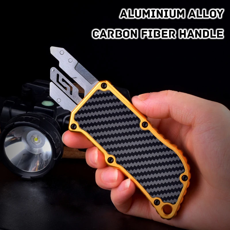Hohe Qualität SK5 Klinge Utility Messer Luftfahrt Aluminium Griff EDC Outdoor Camping Multitool Werkzeug Papier Cutter Fünf Klinge Image