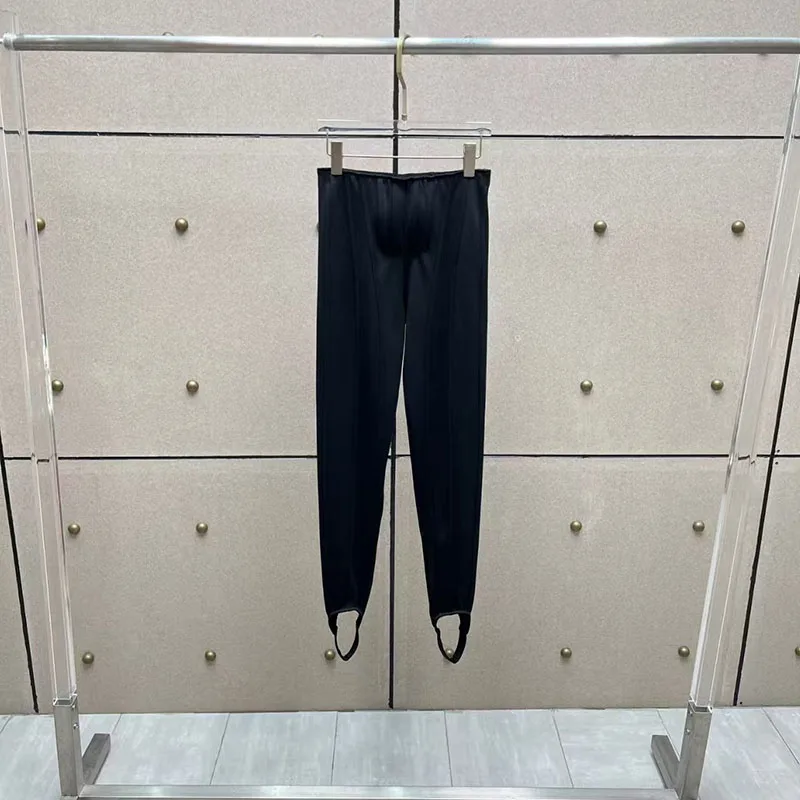 Damen-Leggings, neue elastische Slim-Fit-Bleistifthose für den Winter 2025, Fischgräten-Spleißen, niedrige Taille, Yoga-Hose, lässige Damenhose Image