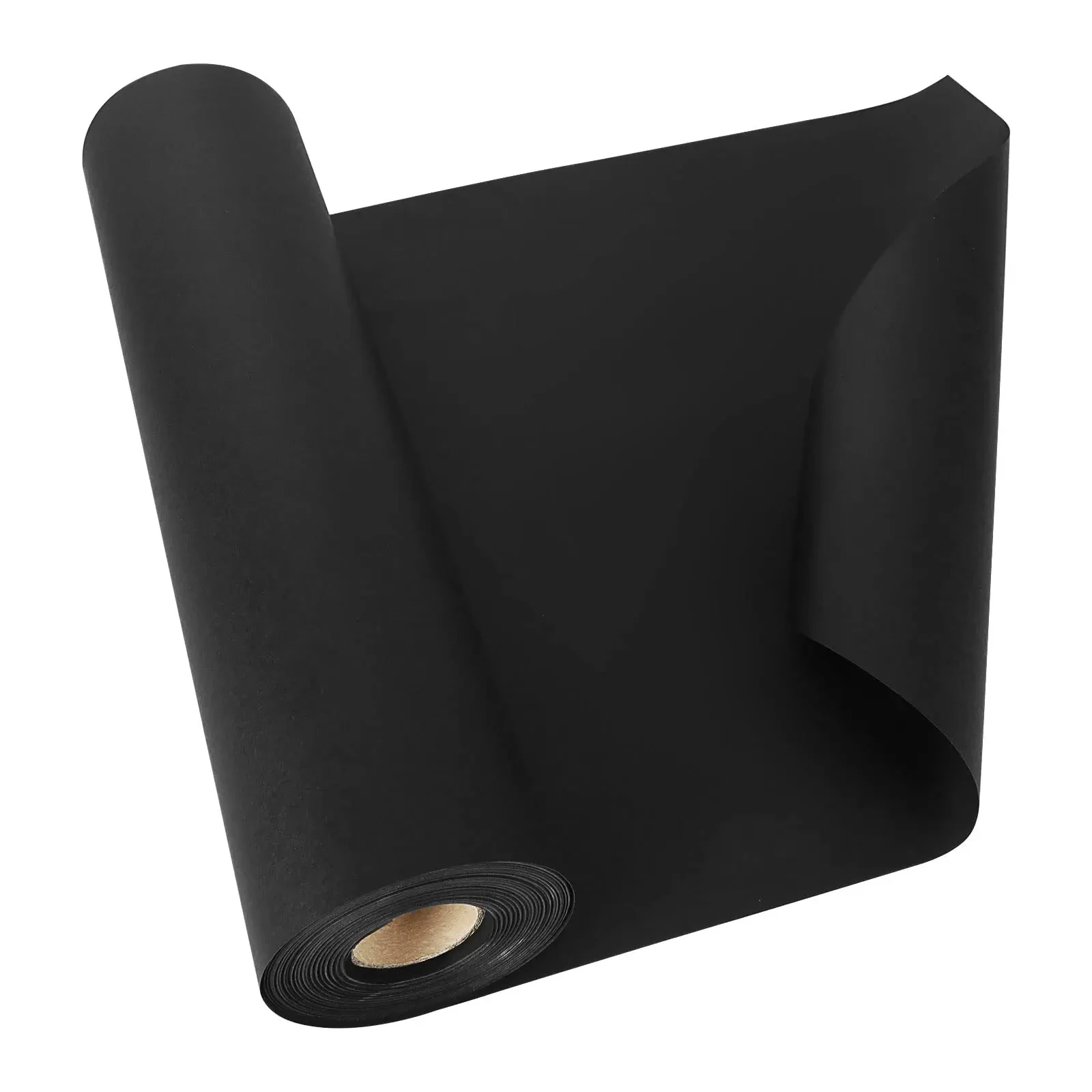 Kraftpapier, schwarze Papierrolle, Konstruktion, Postertafel, Verpackung, Kunstpapierrolle, Pinnwand, Geschenkverpackung, umweltfreundliche Papiere Image