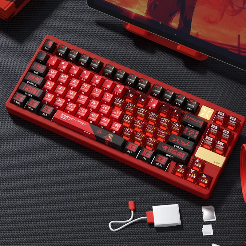 SPYSELF Asuka Double-shot Translucent Original Height Small Full Set PBT Dye-sublimierte Tastenkappen Image