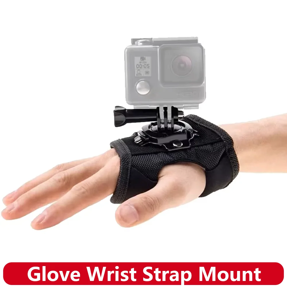360 ° Rotation Handschuh Handgelenk Strap Halterung Für GoPro Hero 13 12 11 10 9 8 7 6 SJCAM AKASO Insta360 DJI Osmo Action Kamera Zubehör Image
