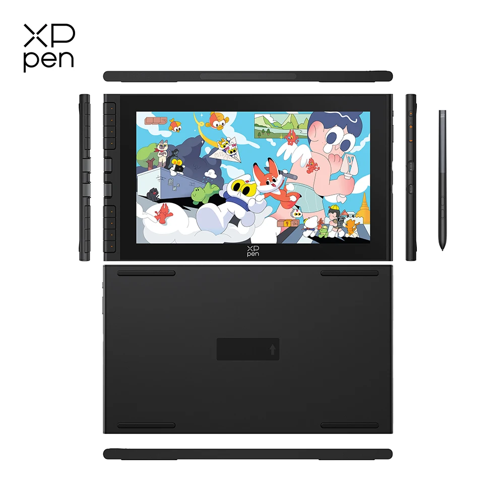 XPPen Artist 12 3. Grafikstift-Tablet-Monitor, 16K-Druck, 2 Scroll-Zifferblätter, 99 % RGB X4 Smart, neuer Stift für Windows Mac Image