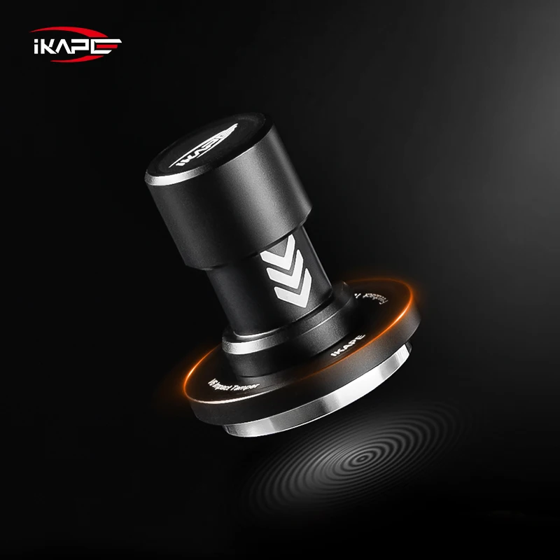 IKAPE 51/53,3/58,35MM V6 Impact Espresso Tamper mit Soundfeedback, 15lb/30lb austauschbare Federn, Kaffeemaschinenzubehör Image