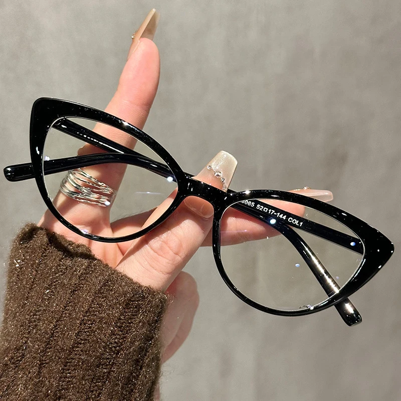 Neue Cat Eye Rahmen Anti-blau Licht Flache Licht Spiegel Modische High-end-Personalisierte Gläser Rahmen JH3093 Image