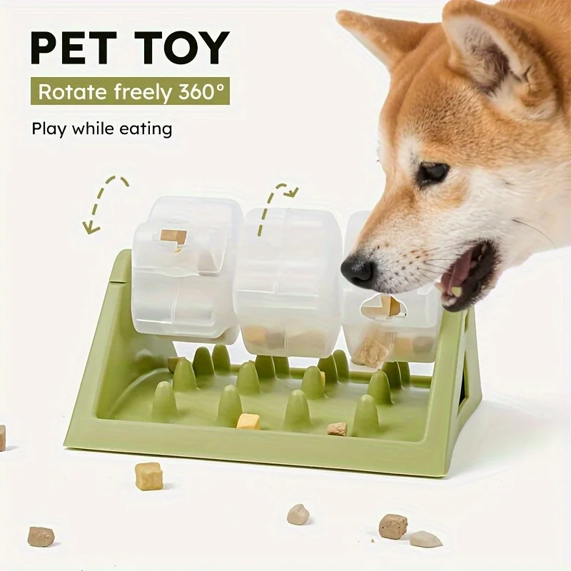 Interaktives Hundespielzeug Futterspender - Puzzle-Futterspender mit Auslaufsicherem Design Langsames Fressen Design Langlebiges PP-Material für Hunde Image