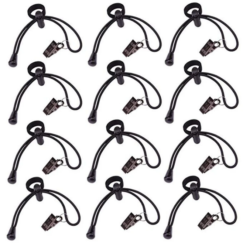 6 Stücke/12 Stücke Fotografie Hintergrund Clips Hintergrund Seitenklemmen für Fotostudio Kit Image