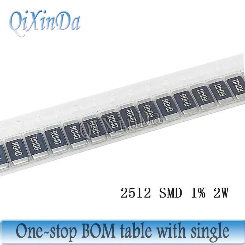 20 Stück Legierungswiderstand 2512 1 % 2 W R001 R002 R003 R004 R008 R009 R010 R012 R015 R020 R025 R060 R070 R100 R120 R150 R300 R500 Image