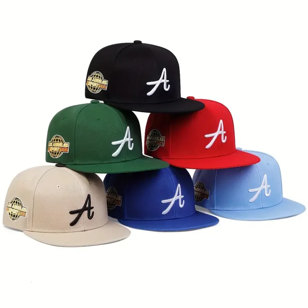 Lässige Hip-Hop-Punk-Buchstaben-gestickte Baseballkappe mit flacher Krempe, Sonnenschutz und atmungsaktiv, ideal zum Verschenken