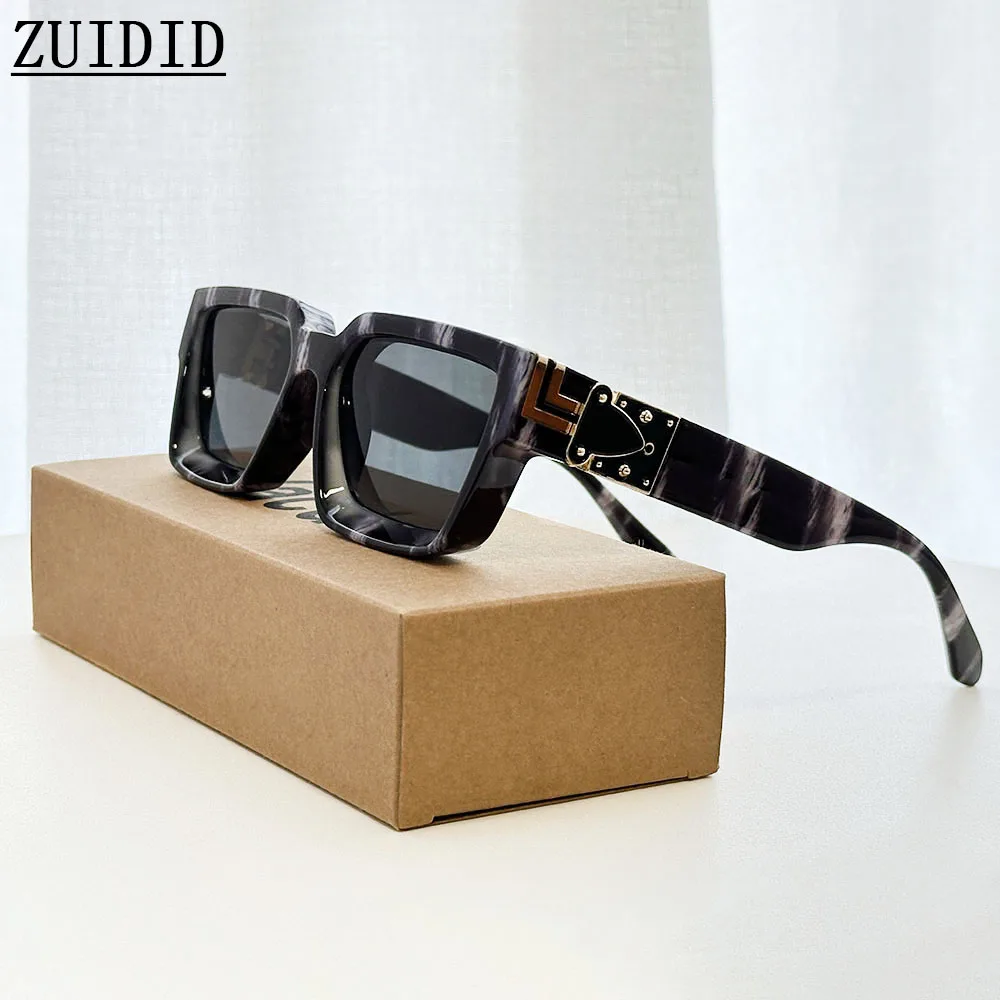 2026 Retro Quadrat Sonnenbrille Männer Vintage Millionär Sonnenbrille Frauen Trendy Urlaub Luxus Mode Gläser Gafas De Sol Hombre Image