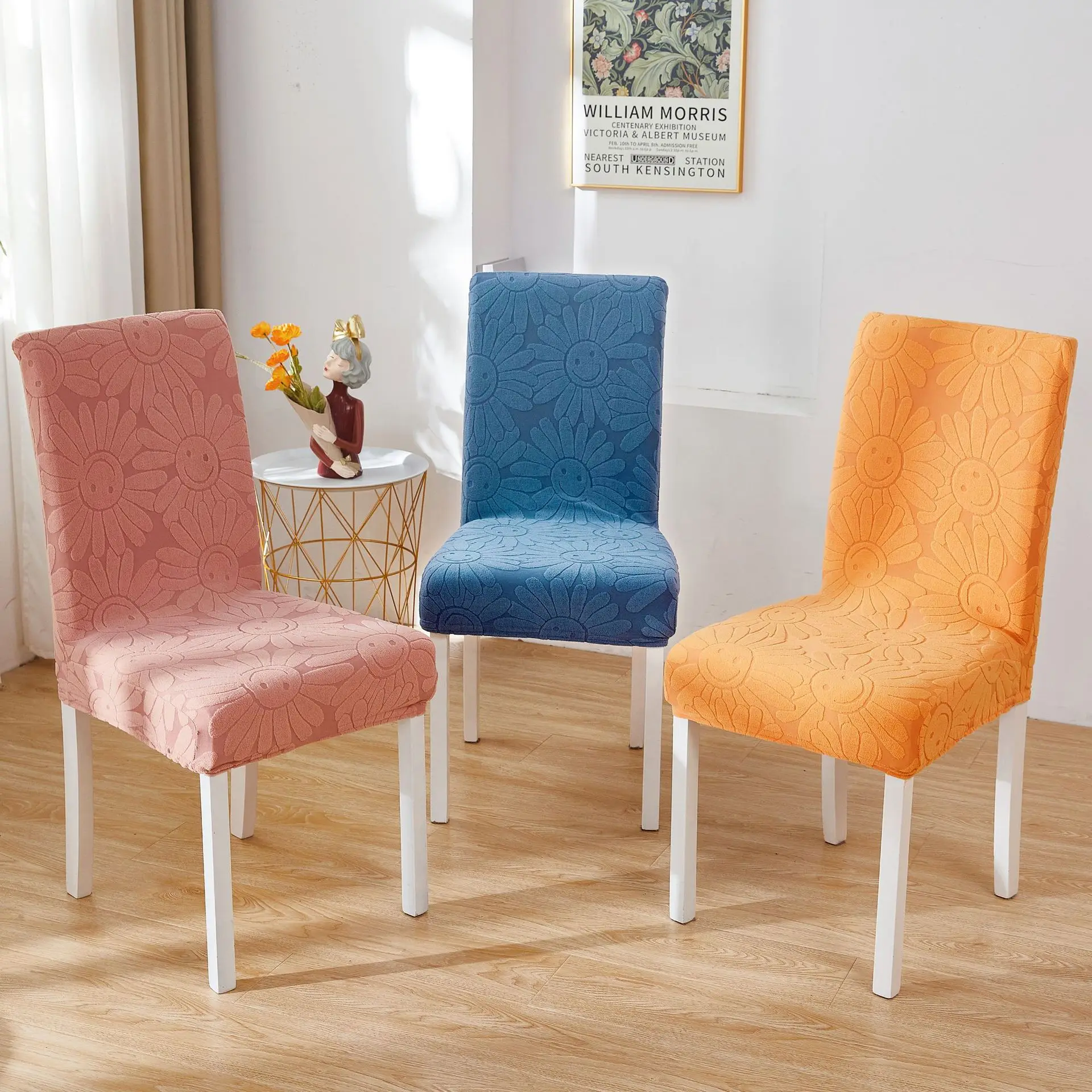 Niedlicher Stuhlbezug in Universalgröße, günstige Stuhlhussen, Haus, Sitz, Sitz, Wohnzimmer, Stühle, Bezüge für das Essen zu Hause Image