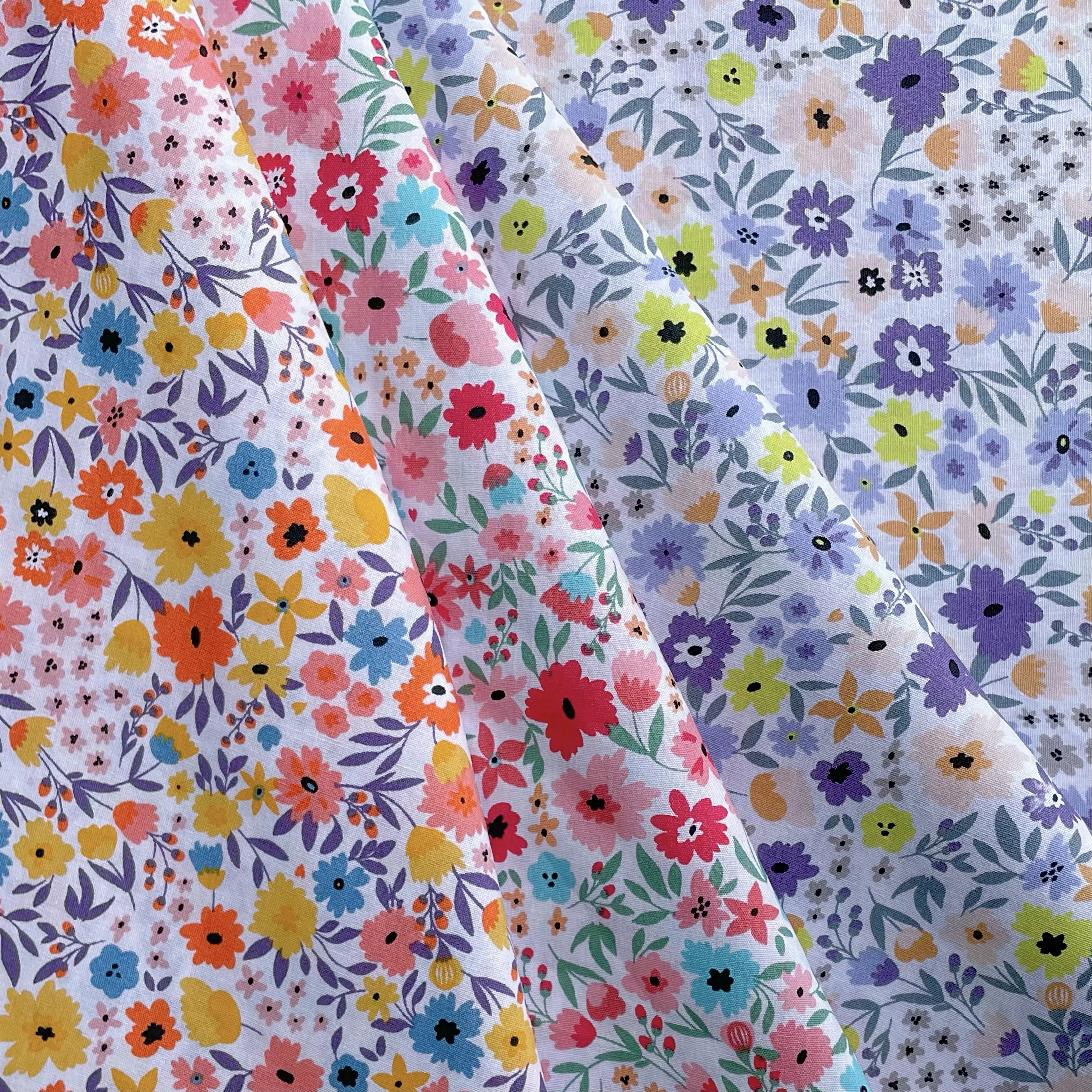Chartwell Blumen Baumwolle 40s Original Design Stoff Digitaldruck zum Nähen Stoff Kleider Rock Kinder Designer Image