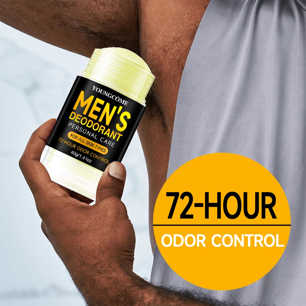 Männer Sandelholz Deodorant Stick Anti Schwitzen Halten Trocknen Anhaltenden Duft Entfernen Achselhöhle Geruch Unterarm Erfrischen Sticks Erfrischen Image