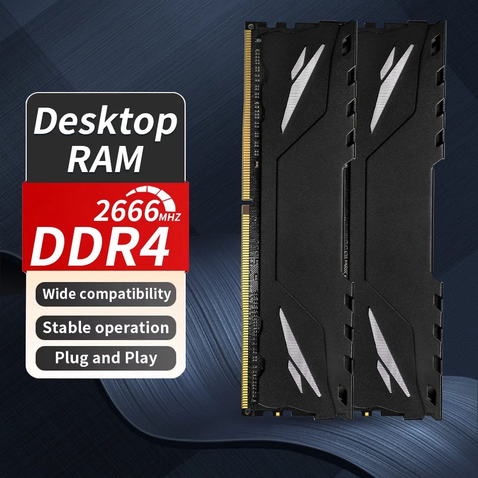 ENVINDA Memoria Ram DDR4 8 GB 16 GB 2666 MHz 3200 MHz DDR4 Desktop-Speicher 288 Pin Udimm XMP2.0 Kühlkörper für Motherboard Image