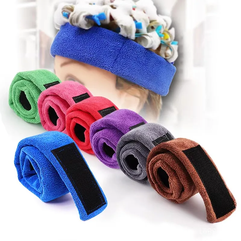 Dauerwelle Gesichts Stirnband Make-Up Wrap Kopf Tuch Stirnband Einstellbare Handtuch für Gesicht Waschen, absorbieren wasser friseur styling werkzeuge Image
