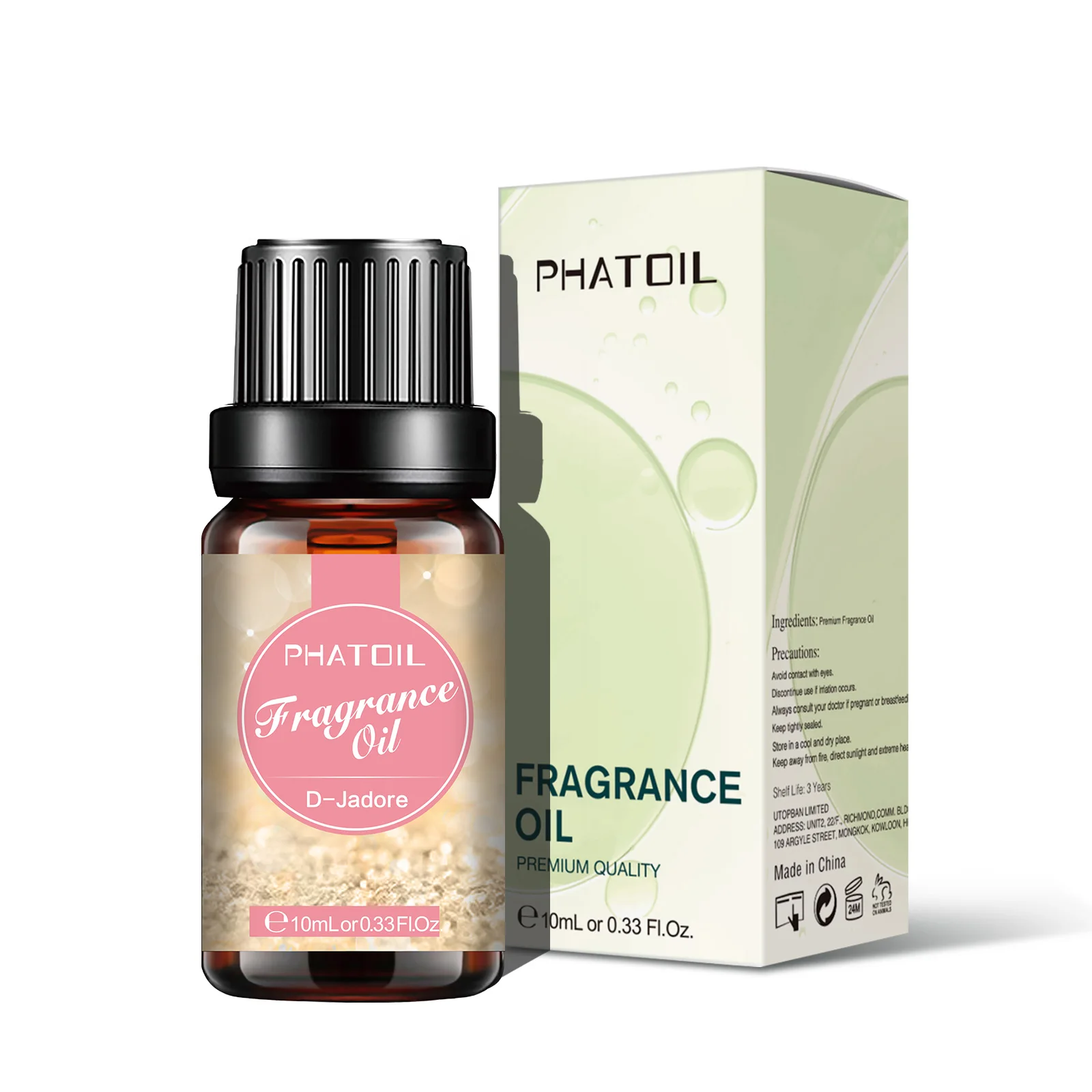 PHATOIL 10ml Duftöl für Aromatherapie-Diffusor La Vie Est Belle CHANCE CHANCE EAU TENDRE Jadore Aromaöl für Kerzenherstellung Image