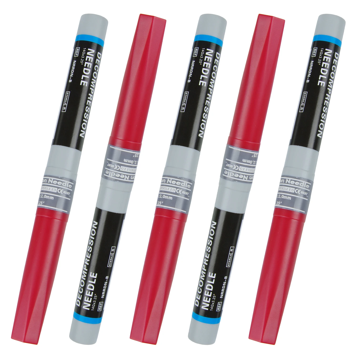 Sanke Rescue Pneumothorax Nadel Trauma Medical Ifak Brustkatheter Nadelkatheter 50g Nadel Dekompression Edc Erste-Hilfe-Set Image