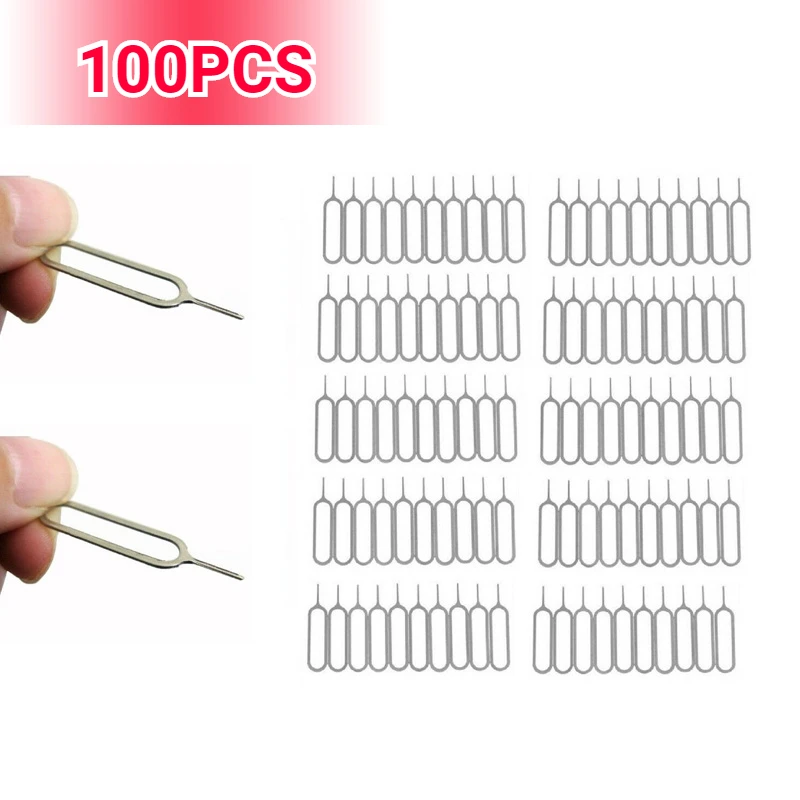 Handy SIM Auswerfer Werkzeuge Universal Sim Karte Tray Open Pin Nadel Ersatz Schlüssel für IPhone Samsung Xiaomi Auswerfer Nadel Image