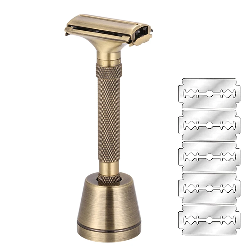 Neues Design, luxuriöser Rasierer, Schmetterling, offen, verstellbar, Sicherheitsklassiker für hervorragende Herren-Rasierer, Friseurrasierer Image