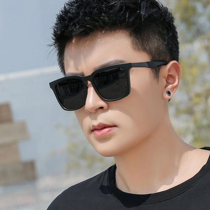 Koreanische Sonnenbrille Männer/Frauen Fahren Quecksilberlinse UV400 Image