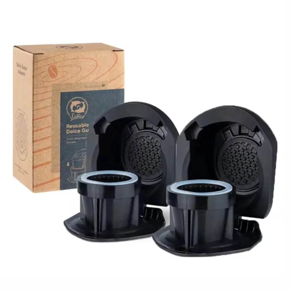 Kaffee adapter für Genio s Kapsel Dolce Gusto wieder verwendbarer Kapsel adapter mit Genio s Piccolo Kaffee maschine Zubehör Icafilas Image
