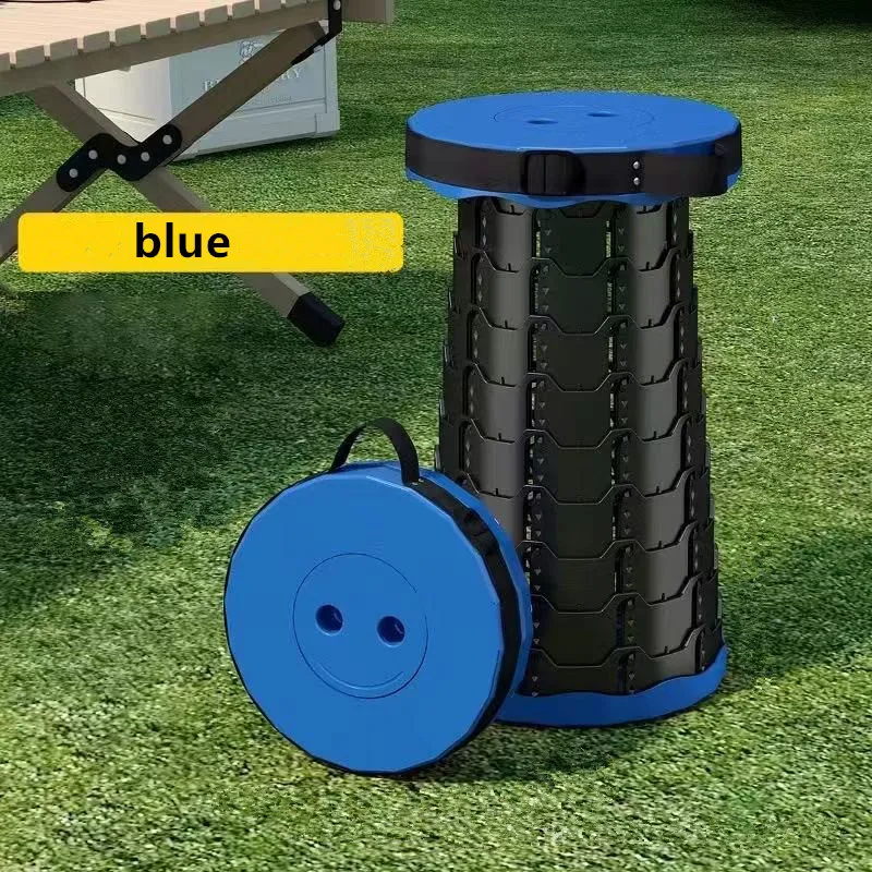 Klapphocker, tragbarer Outdoor-Stuhl, einziehbare, verstellbare Bank, Camping, Angeln, mehrere Szenen geeignet