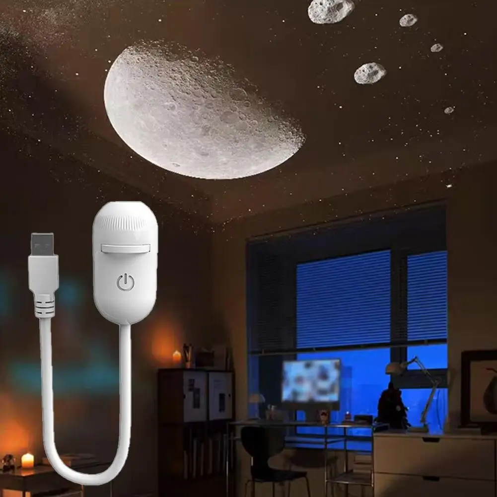 2-in-1 Mini Galaxie-Sternprojektor Nachtlicht LED Sternenhimmel Ambiente-Lampe für Schlafzimmer Schlaf & Dekoration LED Atmosphärenlicht