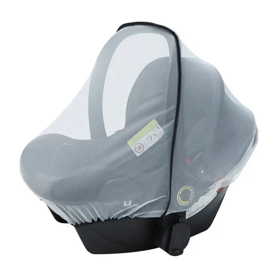 Baby Kinderwagen Zubehör Baby Kinderwagen Moskito Net Baby Träger Auto Sitz Insekten Net Neugeborenen Wagen Wiege Abdeckung Image