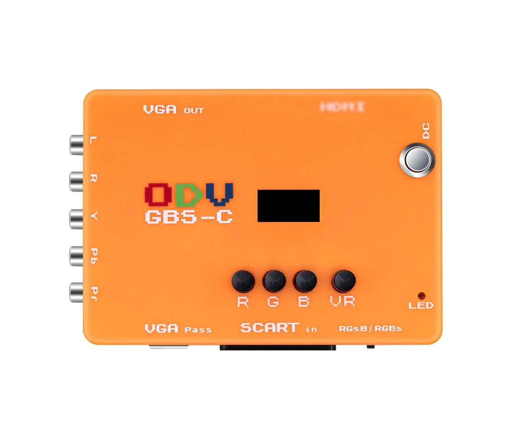 Mcbazel ODV-GBS-C Komponente VGA/Scart zu VGA/HDMI Scan Konverter für PS1/PS2/PS3/Game Cube/N64/Retro Gaming Konsole Image