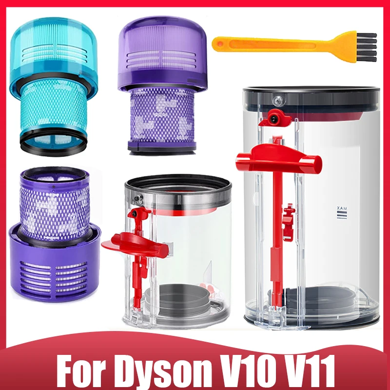 Für Dyson V10 V11 V15 Staubsauger, Staubbehälter und Filter, kleiner und großer Behälter für verschiedene Stile, Staubeimer-Ersatzteil Image