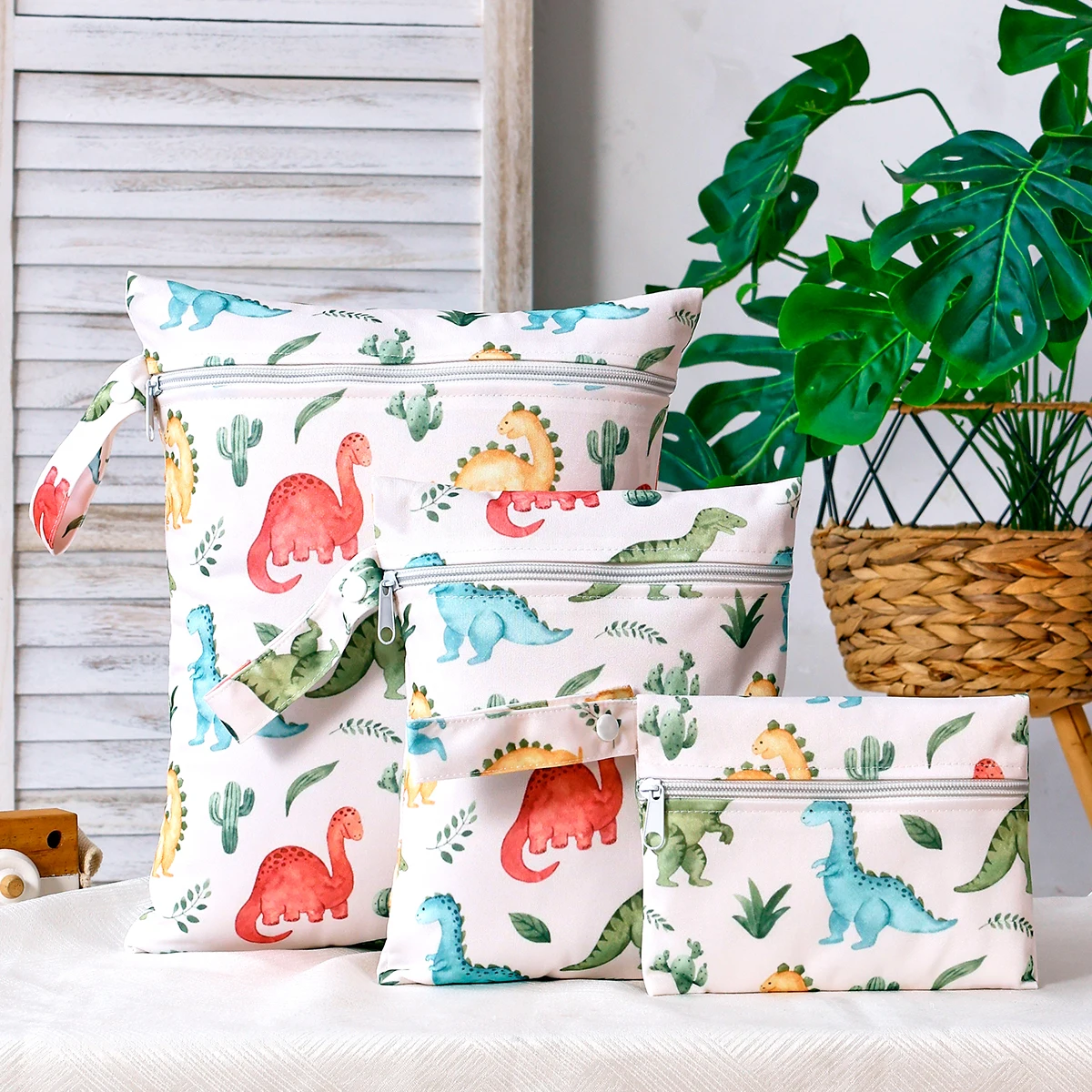 Kangobaby # Mein weiches Leben # Neues 3-teiliges Set, waschbar, wiederverwendbar, Aufbewahrungstasche für Babydecke, leicht zu tragen, multifunktionale Reisetasche Image
