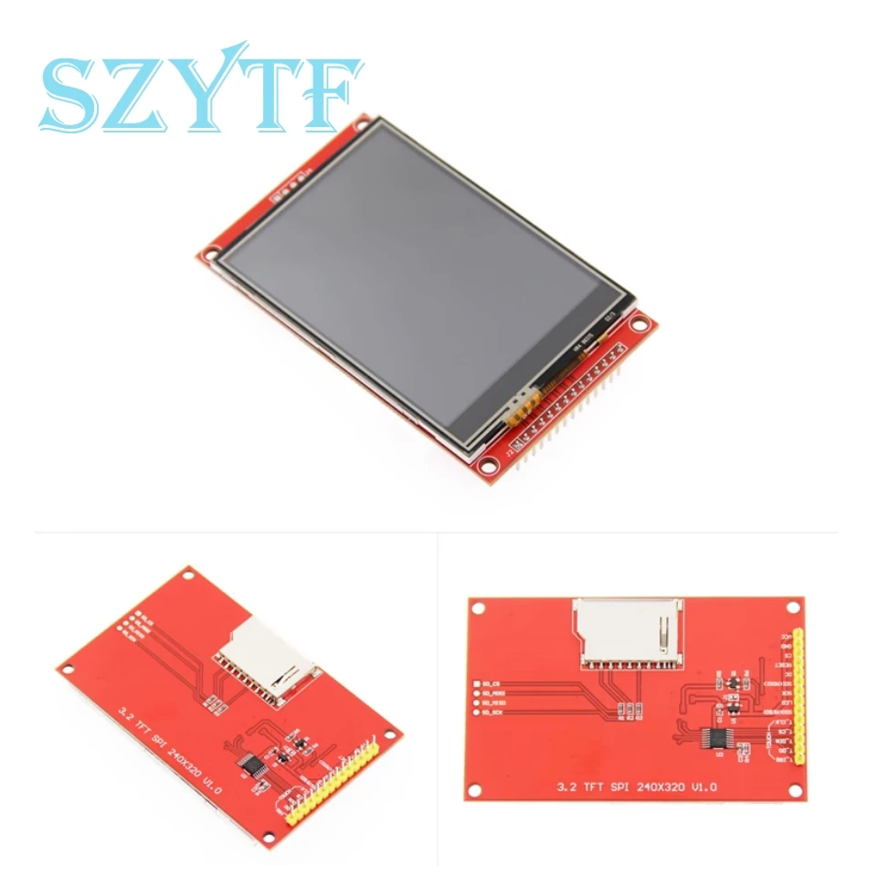 3,2 Zoll SPI Serial Port LCD Bildschirm TFT Display Bildschirm Farbbildschirm Modul 240*320 ILI9341 mit Touch Image