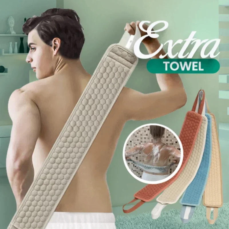 Dusche Peeling Pinsel Körper Peeling Bad Gürtel Handtuch Ball Zurück Wäscher Pinsel Schlamm Sauber Koreanische Körper Waschlappen Japanischen Pull Strap Image