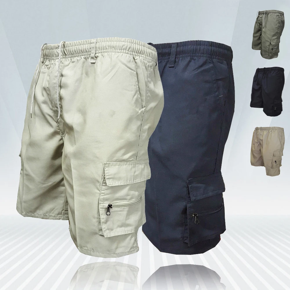 Mode männer Cargo-Shorts Herren Casual Hosen Casual Große Tasche Sport Hosen Cargo Panels Hosen Plus Größe für Männer