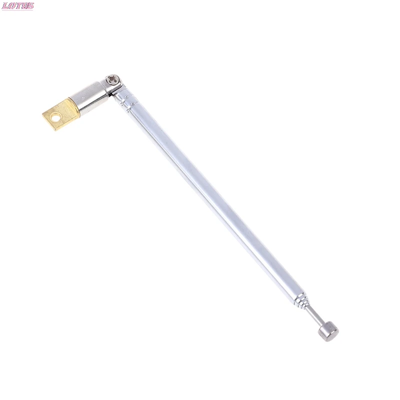 1 pc 37cm 5 Abschnitt Teleskop Edelstahl bin FM Radio Universal antenne neu Image