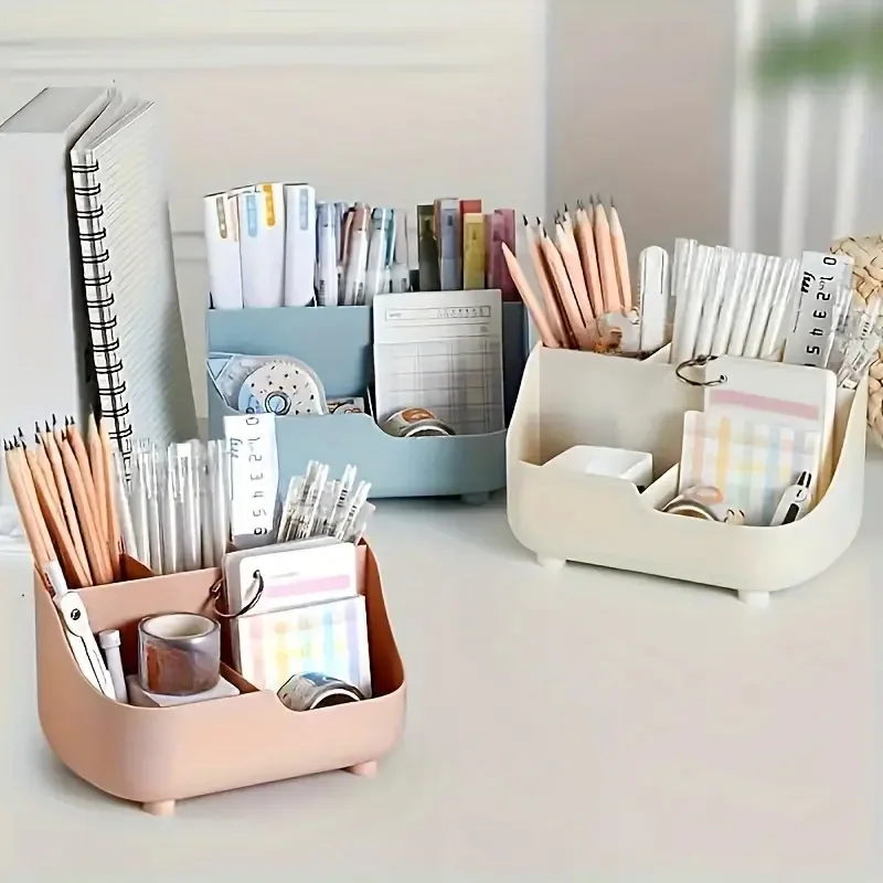 Schreibtisch-Aufbewahrungsbox mit großer Kapazität, Schreibtisch-Organizer mit fünf Fächern, Halter für Studenten-Briefpapier, 5-teiliger Büro-Schreibtisch-Organizer