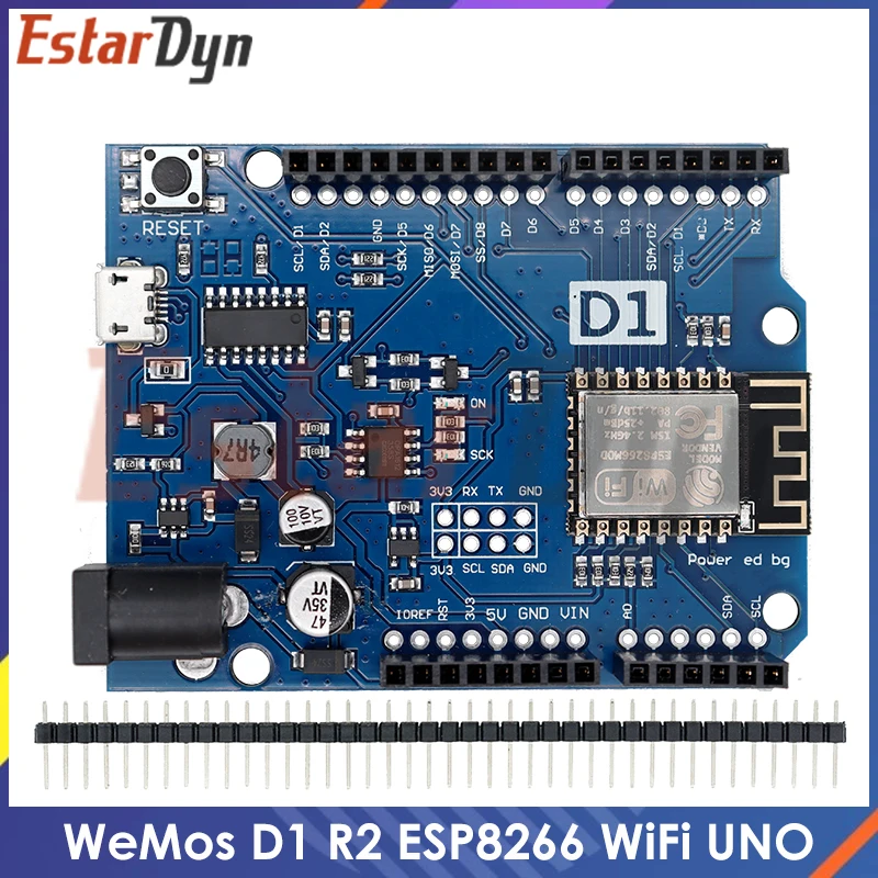 WeMos D1 R2 WiFi Uno basierend auf ESP8266 für Arduino Nodemcu kompatibel Image