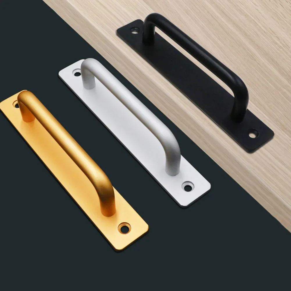 Türgriff aus Aluminiumlegierung, Zieh- und Schiebe-Türgriff für Tor, Toilettentür, stanzfreie Griffe, Möbelbeschläge