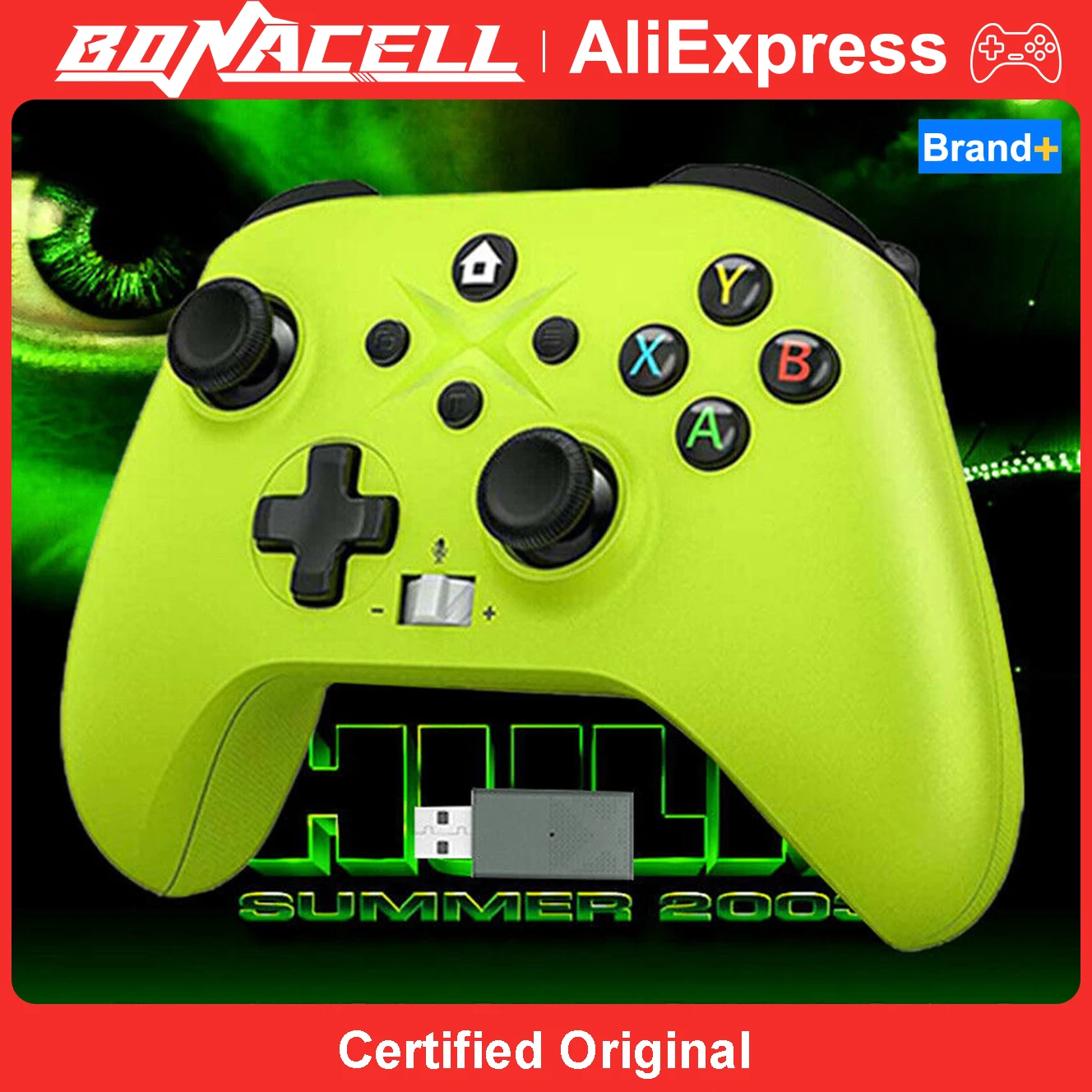 Kabelloser Controller mit Gaming-Vibration, Hall-Effekt, 6-Achsen-Gyrosensor, Turbo-Funktion, Gamepads für Xbox One S/X/Series S/X/Switch Image