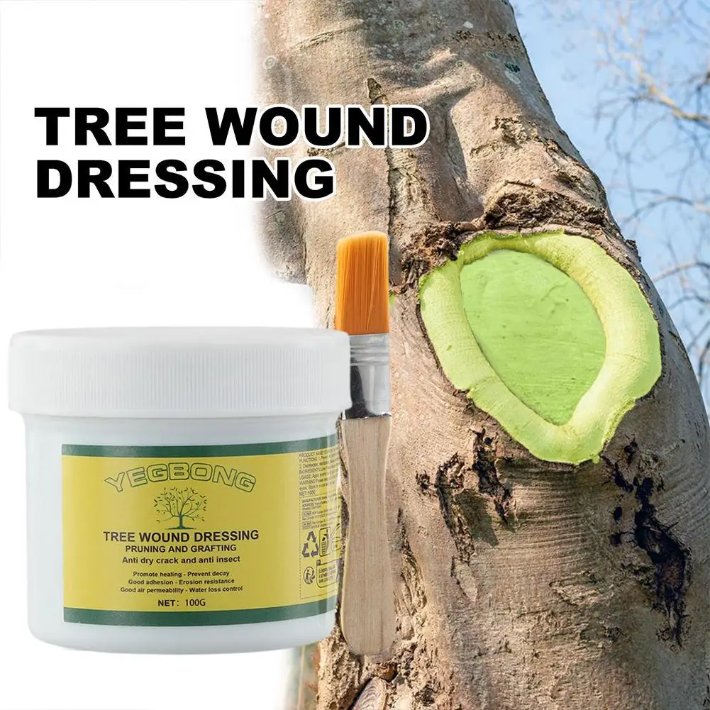 100g Baum Pfropfen Paste Baum Wunde Paste Abstrich Mittel Baum Beschneiden Sealer Anlage Säge Schnitte Beschichtung Beschneiden Heilen Wunde reparatur Werkzeuge Image