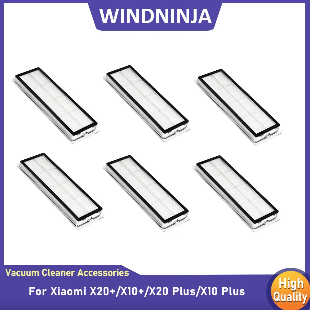 Filter Core Filter Mesh Teile Für Xiaomi Roboter Vakuum X20 +/X10 + / X20 Plus/X10 plus Waschbar Staub Box Zubehör Ersatz Image