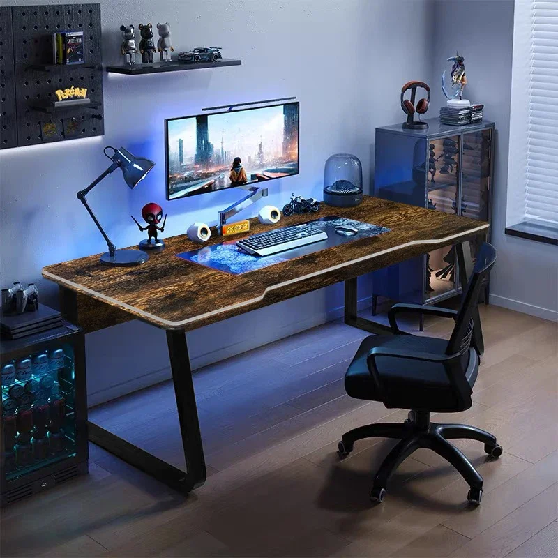 Computertisch Gaming-Schreibtisch, E-Sports Gaming-Workstation, Ergonomischer Gamer-Tisch, Home-Office Computertisch