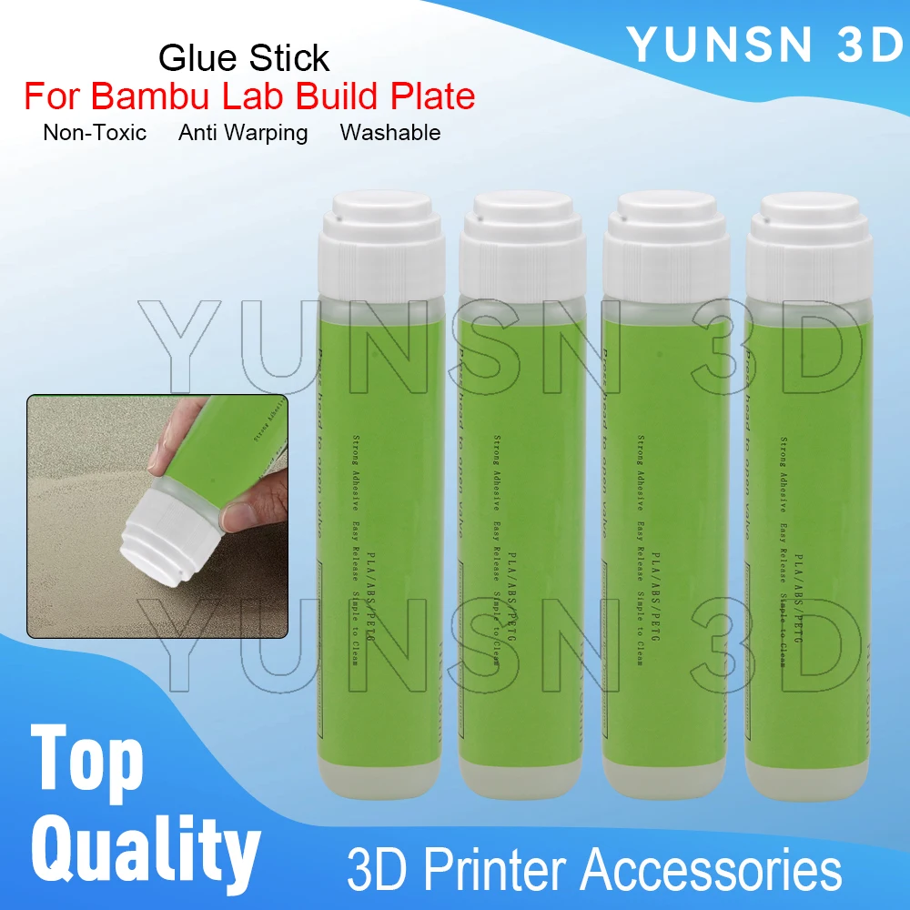 60ML Klebestift Für Bambu Labor Hotbed Bauplatte Spezielle Ungiftige Waschbare Plattform Kleber Spray Kleber 3D Drucker anti Verziehen Image