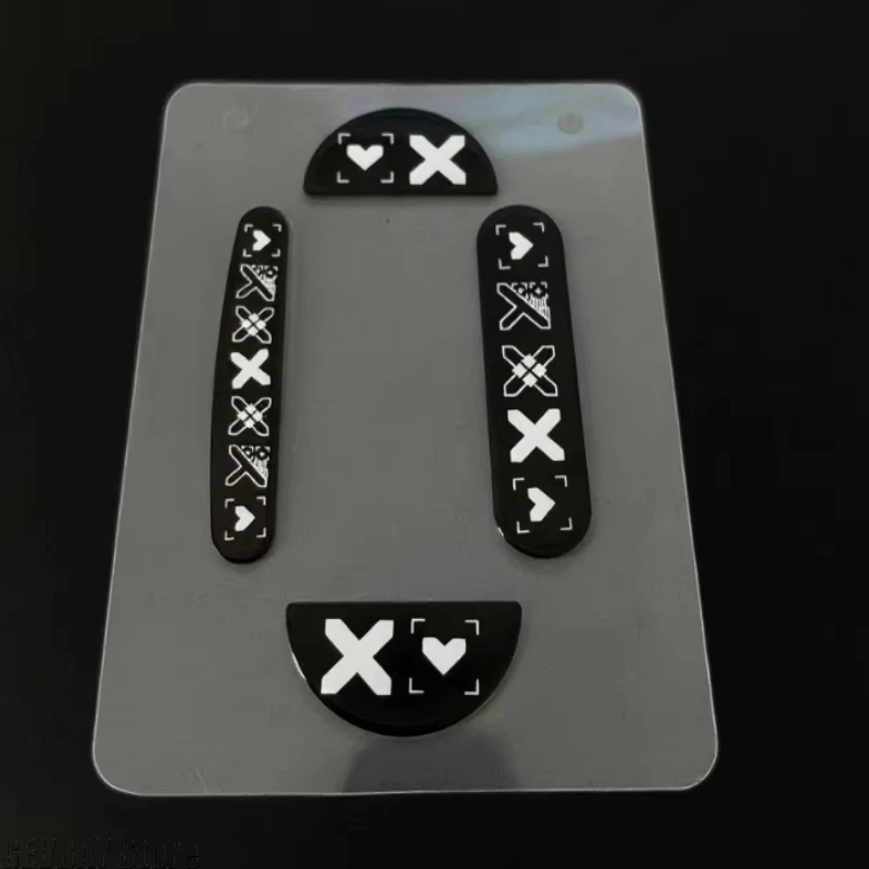 Glas-Mausschlittschuhe für Logitech MX Master 3/3s, Mausfüße, Pads, glatt, langlebig, schlank, 2,5D, gebogene Kante, Mauszubehör Image