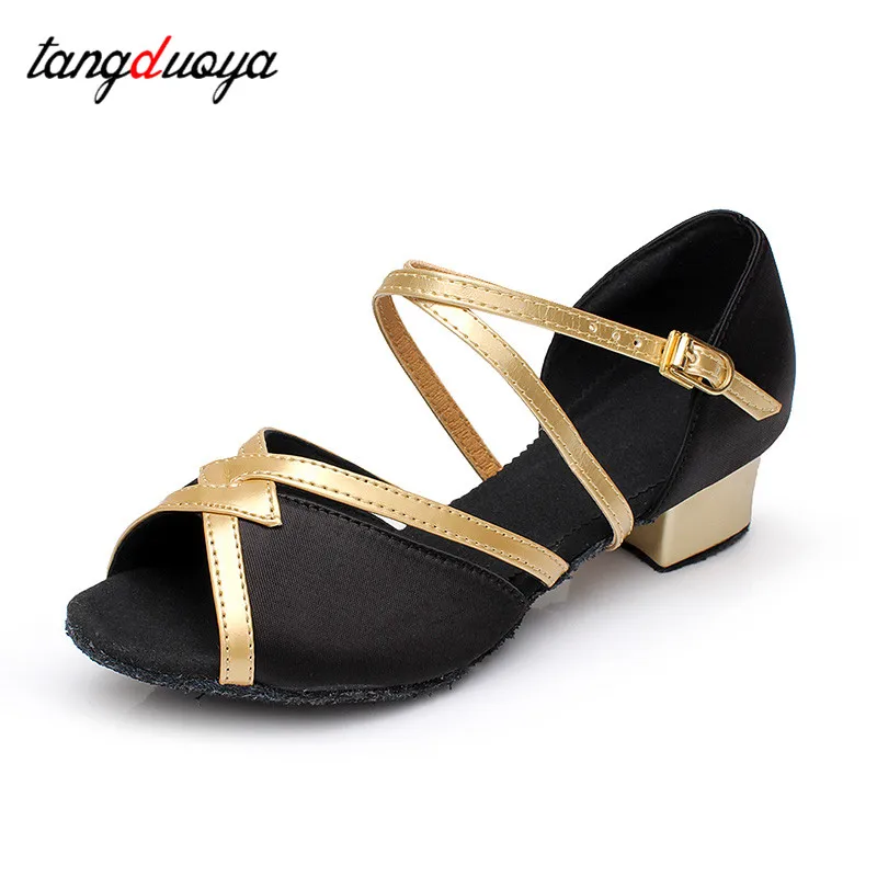 Neue Mädchen Latin Tanz schuhe Frauen Ballsaal Kinder Tanz schuhe weich besohlte profession elle Kinder/Kinder/Salsa Übungs schuhe