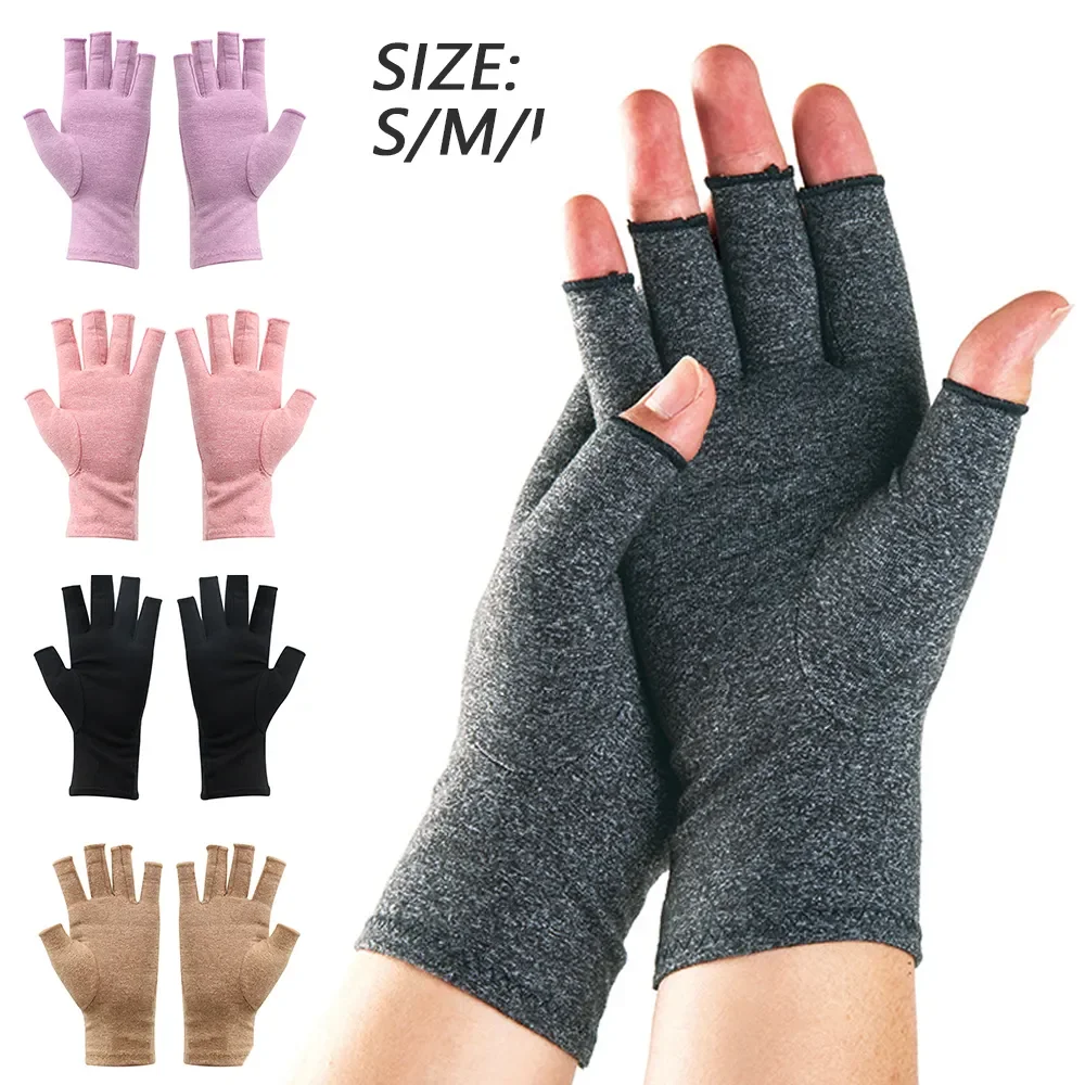 1 Paar Arthritis-Handschuhe, Touchscreen-Handschuhe, Anti-Arthritis-Therapie, Kompressionshandschuhe und Schmerzen, Gelenklinderung, Winter, warm Image